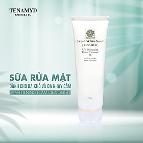 Sữa rửa mặt trắng da Fresh White Sand TENAMYD 120ml - Số 2 Cho Da Khô