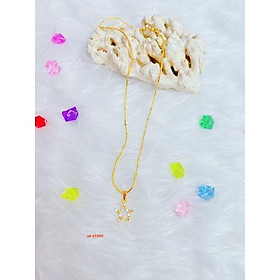 Dây Chuyền Màu Vàng Mặt Ngôi Sao, Cá, Trái Tim Love Đính Đá, Chất Liệu Tốt Bền Màu - Dây Mặt Ngôi Sao