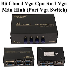 Bộ Chia 4 Vga Cpu Ra 1 Vga Màn Hình (Port Vga Switch)
