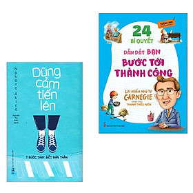 Hình ảnh Combo Kỹ Năng Bứt Phá, Thay Đổi Để Thành Công: Dũng Cảm Tiến Lên - 7 Bước Thay Đổi Bản Thân + 24 Bí Quyết Dẫn Dắt Bạn Tới Thành Công - Lời Nhắn Nhủ Từ Carnegie Dành Cho Thanh Thiếu Niên (Bộ 2 Cuốn - Tặng Kèm Bookmark Green Life)