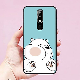 Ốp lưng dành cho điện thoại Nokia 5.1 Plus / X5 hình Chú Gấu Cute