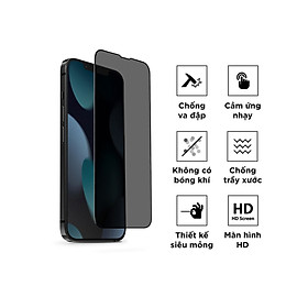 Kính cường lực chống nhìn trộm dành cho iPhone 11 Promax/ 12/12Pro/ 12 Promax/ 13/13Pro/ 13 Promax