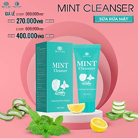 Sữa rửa mặt mychi mint cleanser