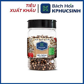 Tiêu trắng hạt K Pepper hũ 85g Kphucsinh