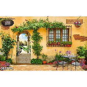 Tranh Dán Tường 3D Phào Chỉ - Có Sẵn Keo - TPC083