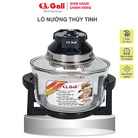 Mua Lò nướng thủy tinh đa năng Gali GL-1121 17 lít 1300w  hàng chính hãng bảo hành 24 tháng  tặng kèm 10 phụ kiện tiện lợi