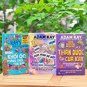 Combo sách Adam Kay: Giải phẫu cơ thể người; Những bộ óc sáng chói ; Thần dược của Kay; Những phát minh để đời