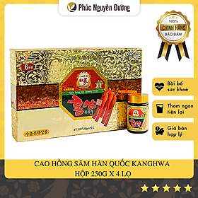 Thực phẩm chức năng Cao hồng sâm Kanghwa Hàn Quốc - 4 lọ