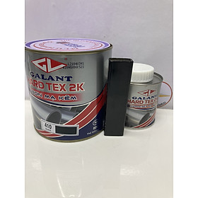Mua Sơn sắt mạ kẽm không cần lót Galant Hard Tex 2K Black 410 1L/bộ