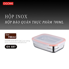 Mua  HÀNG CHÍNH HÃNG Hộp bảo quản thực phẩm bằng inox  thép không gỉ an toàn sức khỏe các kích cỡ của GGOMi Hàn Quốc