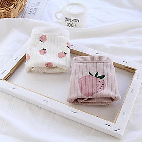 Quần Lót cute dâu Cotton Co Dãn 4 Chiều dễ thương hot hit