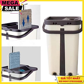 Mua Cây Lau Nhà  Bộ Chổi Lau Nhà Tự Vắt Thông Minh Tặng Kèm 1 Bông Lau Nhà - Giao Hàng Toàn Quốc