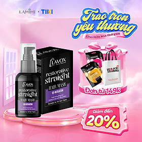 Kem Duỗi Tóc Phục Hồi Keratin Lavox 70ml - Duỗi Hấp Tại Nhà Dưỡng Tóc Mềm Mượt Lamimi Chính Hãng