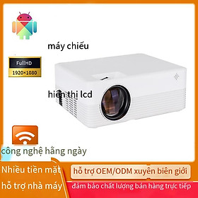 Đảm bảo chất lượng Máy chiếu Android 9 Máy chiếu Home Ultra HD Máy chiếu 1080PLED - Trắng