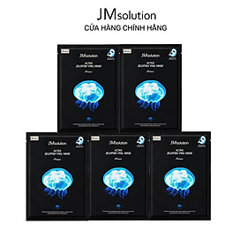 Combo 5 Mặt Nạ Sứa Biển JMSolution Active Jellyfish Vital Mask Thanh Lọc, Giải Độc Da 33ml x5