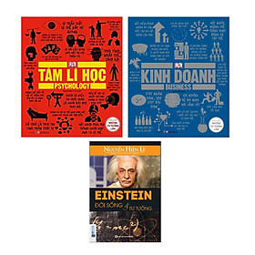 [Download Sách] Combo Khái Lược Những Tư Tưởng Lớn Tâm Lý Học Và Kinh Doanh Tặng Kem Cuốn Einstein - Đời Sống Và Tư Tưởng