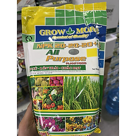 Phân Bón Lá Cao Cấp NPK Growmore 20-20-20+TE Tốt Cho Mọi Cây Trồng gói 1kg