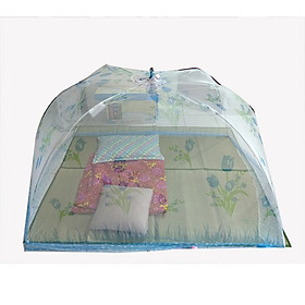 Mua Màn( Mùng) chụp cao cấp chống các loại muỗi và côn trùng kích thước bao phủ 1 9mx1.7m  khung inox  xếp cực gọn khi không sử dụng