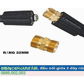 Mua NỐI DÂY XỊT RỬA XE  RĂNG 22MM- ĐỒNG NGYÊN CHẤT