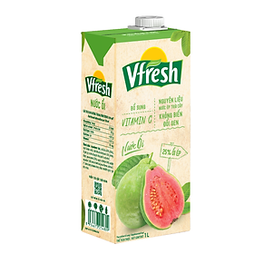 COMBO 4 HỘP NƯỚC VFRESH ỔI ÉP - HỘP GIẤY 1L