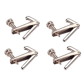 4x Replacement Violin Fine Tuners String Adjusters for 3/4 4/4 Violin Fiddle