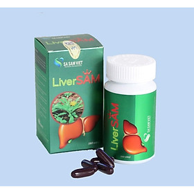 SÂM GIẢI ĐỘC GAN LIVERSAM - Hộp 60 viên nén, giúp giải độc gan, hạ men gan, tăng cường chức năng gan