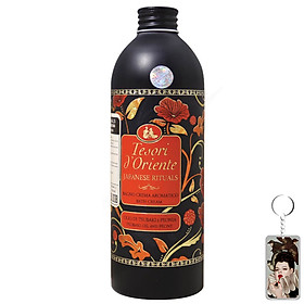 Sữa tắm hương nước hoa Hoa Trà Nhật Bản Tesori D' Oriente Japanesne Rituals 500ml + Móc khóa