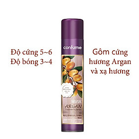 Gôm xịt tóc tạo kiểu siêu cứng, giữ nếp lâu Mugens Hair Spray Hàn Quốc 300ml + Móc khóa