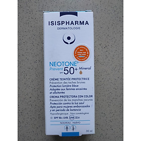 Kem che khuyết điểm kết hợp Chống nắng Neotone Prevent SPF50 Isis Pharma
