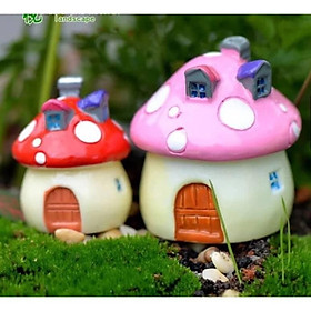 Mua Tiểu Cảnh - Nhà Nấm Lớn Làm Phụ Kiện Trang Trí Terrarium  Sen Đá  Xương Rồng  Cây Bonsai  bể cá