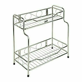 kệ inox hình chữ nhật để gia vị hoặc trong nhà tắm hàng đẹp
