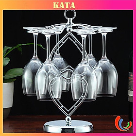Mua Giá Treo Ly Uống Rượu Vang Cao Cấp Inox 304 Bền Đẹp Để Bàn Trong Gia Đình Mã KT05