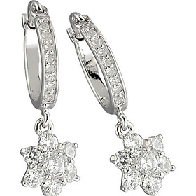 Bông tai bạc đính đá PNJSilver XMXMK000078-BO
