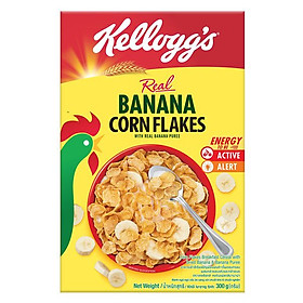 Ngũ cốc ngô & chuối Kellogg's Banana Corn Flakes hộp 180gr