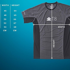 Áo Chạy Bộ Nam T8 Iced Tee Men - Blue