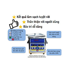 Mua Bể rửa siêu âm Alstron  ALD-40050-07H (50W 0.7 Lít) – Chậu rửa siêu âm – ALD Series Ultrasonic Cleaner – Alstron Việt Nam
