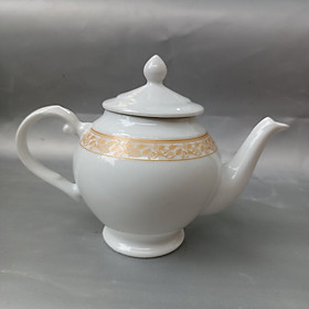 Mua Ấm Trà Hoa Dây Vàng Sứ  Cao Cấp