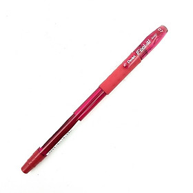 Bộ 2 Bút Bi Nắp Đậy Pentel 0.7 BX487 - Màu Đỏ