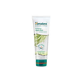 Mặt nạ đất sét ngừa mụn sạch sâu từ lá neem Himalaya Herbals Neem Face Pack 100g