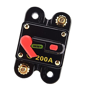 Circuit Breaker 200 AMP 12V 24V 36V DC Waterproof Manual Reset Switch