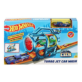 Đồ Chơi Bộ Hot Wheels rửa xe xoáy trục FJN35/FJN34