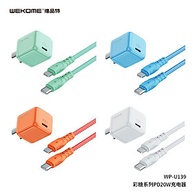 Mua Củ sạc nhanh PD + QC 20W Type-C 139 và cáp sạc IPH cho điện thoại máy tính bảng tai nghe nhiều màu sắc thời thượng hàng nhập khẩu