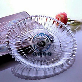 Mua khay thủy tinh trắng tròn hình tia mặt trời
