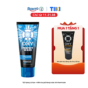 Sữa rửa mặt cho nam Oxy sạch sâu mát lạnh dạng kem Oxy Perfect Wash 100g