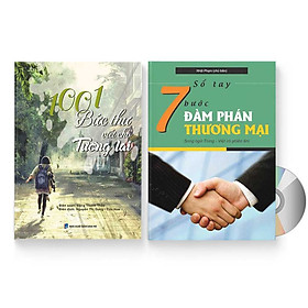 [Download Sách] Combo 2 sách: 1001 Bức thư viết cho tương lai + Sổ tay 7 bước đàm phán thương mại + DVD quà tặng