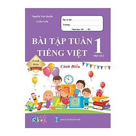 Bài Tập Tuần Tiếng Việt Lớp 1 - Cánh Diều (Tự Chọn Sách)
