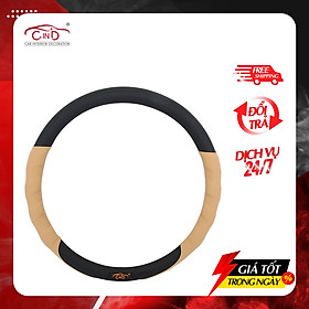 Bọc Vô Lăng CIND S048 Size M Màu Đen Kem