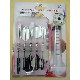 Mua Bộ 10 món Làm Thạch Rau Câu 3D Nghệ Thuật tặng kèm ống bơm