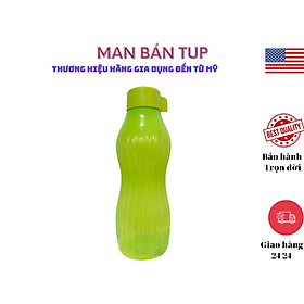 Bình nước Eco 880ml, để được ngăn đông -18 độ, màu xanh lá