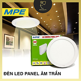 Mua ĐÈN LED ÂM TRẦN MPE  6W - 9W - 12W - 18W - 24W   -  Ánh sáng Trắng/Vàng/Đổi màu